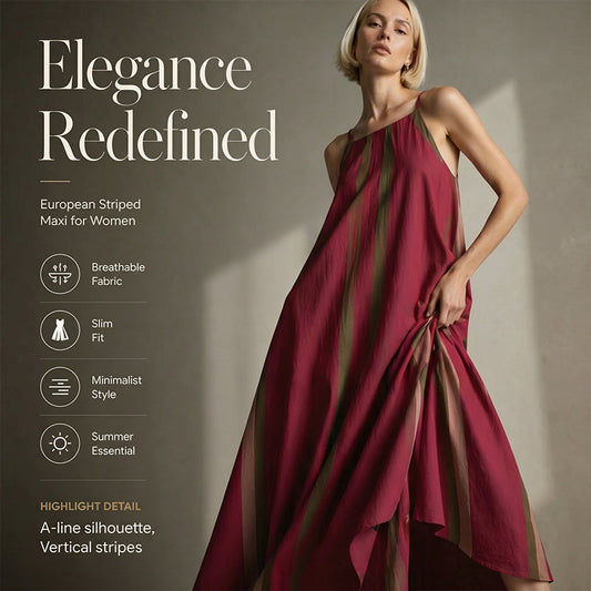 👗 50% DE RÉDUCTION ⏳ Robe maxi d’été à bretelles spaghetti – Légère, fluide & bohème – Parfaite pour la plage, les vacances ou les journées chaudes – coupe confortable et élégante 🌸☀️✨