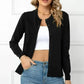 🧥 50% DE RÉDUCTION 🌸 Cardigan classique col rond pour femme – Maille douce & coupe intemporelle – Parfait pour le printemps, l’automne ou un look superposé – confortable et polyvalent ✨🌿