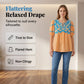 👚 50% DE RÉDUCTION 🌸 Blouse légère brodée – Tissu fluide, détails raffinés & coupe aérée – Parfaite pour l’été, le bureau ou un look romantique au quotidien – féminine et confortable 💐✨