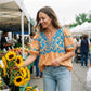 👚 50% DE RÉDUCTION 🌸 Blouse légère brodée – Tissu fluide, détails raffinés & coupe aérée – Parfaite pour l’été, le bureau ou un look romantique au quotidien – féminine et confortable 💐✨