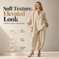 👗 50% DE RÉDUCTION 🌸 Ensemble loungewear élégance décontractée femme – Tissu doux, coupe fluide & confortable – Parfait pour la maison, les voyages ou les journées détente – chic sans effort ✨🌿🛋️