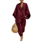 👗 50% DE RÉDUCTION 🌸 Ensemble loungewear élégance décontractée femme – Tissu doux, coupe fluide & confortable – Parfait pour la maison, les voyages ou les journées détente – chic sans effort ✨🌿🛋️