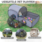 🐱 60% DE RÉDUCTION 🧶 Grand tunnel de jeu et détente pour chat – Pliable & résistant aux griffes – Parfait pour se cacher, bondir ou faire la sieste – design amusant et confortable 🐾✨
