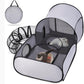 🐱 60% DE RÉDUCTION 🧶 Grand tunnel de jeu et détente pour chat – Pliable & résistant aux griffes – Parfait pour se cacher, bondir ou faire la sieste – design amusant et confortable 🐾✨