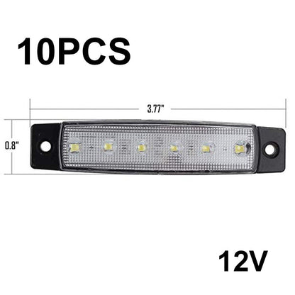 🚛 50% DE RÉDUCTION 💡 Feux de gabarit latéraux LED pour camions – Lot de 10, étanches & longue durée – Améliorent la visibilité et la sécurité – installation facile sur remorques, caravanes ou utilitaires 🔧✨
