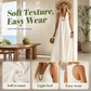 👗 50% DE RÉDUCTION 🌸 Robe maxi élégante à épaules drapées – Tissu fluide & coupe raffinée – Parfaite pour les soirées, les mariages ou un look chic au quotidien – confortable et intemporelle ✨💃🌿