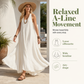 👗 50% DE RÉDUCTION 🌸 Robe maxi élégante à épaules drapées – Tissu fluide & coupe raffinée – Parfaite pour les soirées, les mariages ou un look chic au quotidien – confortable et intemporelle ✨💃🌿