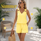 👚 50% DE RÉDUCTION 🌊 Ensemble débardeur rayé sans manches femme – Tissu léger, coupe décontractée & respirant – Parfait pour l’été, la plage ou les journées actives – look marin et confortable ✨☀️🌸