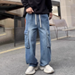 👖 50% DE RÉDUCTION 🧵 Jean cargo large utilitaire – Coupe ample, poches fonctionnelles & denim robuste – Parfait pour un look urbain ou décontracté – confortable et pratique ✨🛠️🌿
