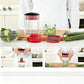 🔪 60% DE RÉDUCTION 🍓 Hachoir multifonction légumes & fruits – Lames en acier inoxydable – Idéal pour préparer rapidement salades, soupes ou smoothies – compact, facile à nettoyer & sûr 🥗✨⚡