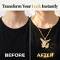 👼 50% DE RÉDUCTION 🎁 Collier pendentif ange gardien tricolore – Doré, délicat & porte-bonheur – Idéal pour soi ou en cadeau – élégant au quotidien ✨💛🕊️