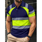 👔 50% DE RÉDUCTION ⏰ Chemise homme manches courtes haute visibilité réfléchissante – Bande réfléchissante & respirante – Idéale pour le travail, le chantier ou les sorties nocturnes – sécurité et confort au quotidien ✨🦺🌙