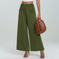 👖 50% DE RÉDUCTION 🌸 Pantalon large décontracté pour femme – Tissu fluide, taille élastique – Parfait pour l’été, le quotidien ou les voyages – léger, confortable et chic ✨🌿☀️