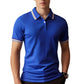 👕 50% DE RÉDUCTION ⚡ T-shirt homme manches courtes à séchage rapide – Col contrastant & coupe moderne – Léger, respirant – idéal pour le sport, les loisirs ou les journées chaudes ✨☀️💪