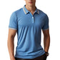 👕 50% DE RÉDUCTION ⚡ T-shirt homme manches courtes à séchage rapide – Col contrastant & coupe moderne – Léger, respirant – idéal pour le sport, les loisirs ou les journées chaudes ✨☀️💪