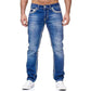 👖 50% DE RÉDUCTION ⏰ Jean homme double couture haute extensibilité – Coupe moderne & confort – Stretch, résistant – idéal pour le quotidien ou les déplacements – look intemporel et ajusté ✨🔥🛒