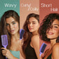 💇‍♀️ 50% DE RÉDUCTION 🌀 Brosse démêlante ventilée pour cheveux bouclés – Souple, antistatique & douce pour le cuir chevelu – Idéale pour les boucles ou les cheveux mouillés – réduit la casse et les frisottis ✨🌸🌿