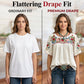👚 50% DE RÉDUCTION 🌸 Haut femme décontracté ample brodé – Tissu léger & respirant – Détails brodés, parfait pour l’été ou le quotidien – look romantique et confortable ✨🌿☀️
