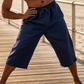👖 50% DE RÉDUCTION 🌬️ Pantalon cropped respirant – Coupe confortable & légère – Parfait pour le sport ou le quotidien – élastique, lavable, polyvalent ✨🌸🌿