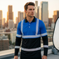👔 50% DE RÉDUCTION ⏰ Chemise haute visibilité manches longues – Bande réfléchissante & respirante – Idéale pour le chantier, la route ou les travaux extérieurs – sécurité accrue et confort toute la journée 🦺🌙✨