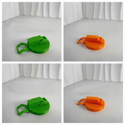 🥤 50% DE RÉDUCTION 🧒 Couvercle de canette avec paille – Réutilisable & sans BPA – Parfait pour les enfants – anti-éclaboussures, facile à nettoyer – idéal pour les boissons en déplacement ✨🍏💧