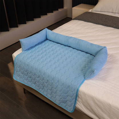 🐾 50% DE RÉDUCTION ❄️ Tapis de refroidissement pour animaux – Doux, respirant & sans électricité – Idéal pour chiens et chats en été – antidérapant, lavable – confort et fraîcheur durable 🌞🐶✨