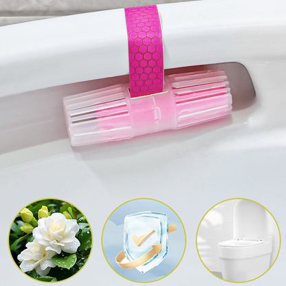 🚽 50% DE RÉDUCTION 🌸 Nettoyant suspendu parfumé pour toilettes – Action puissante & fraîcheur durable – Étincelant & parfumé pendant des semaines 🌿✨💧