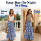 👗 50% DE RÉDUCTION 🌴 Jupe maxi fluide – Légère, longue & polyvalente – Parfaite pour la plage, les vacances ou le quotidien – confortable et élégante 🌊☀️✨