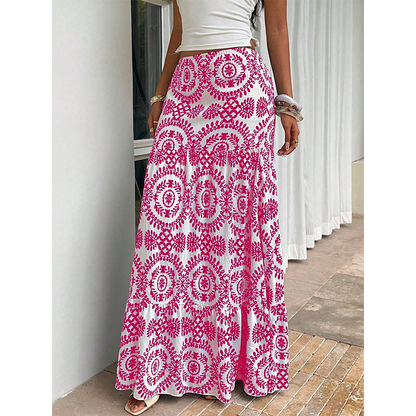 👗 50% DE RÉDUCTION 🌴 Jupe maxi fluide – Légère, longue & polyvalente – Parfaite pour la plage, les vacances ou le quotidien – confortable et élégante 🌊☀️✨
