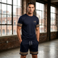 👕 50% DE RÉDUCTION ☀️ Ensemble 2 pièces T-shirt & short – Coupe décontractée & respirante – Idéal pour l’été, le sport ou les vacances – style naturel et confortable 🩳🌿✨