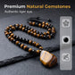 🦁 50% DE RÉDUCTION 🔥 Collier perles œil de tigre naturel – Pierre d’énergie & guérison – Idéal pour le quotidien ou en cadeau – élégant, masculin et spirituel ✨🧿💛