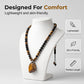 🦁 50% DE RÉDUCTION 🔥 Collier perles œil de tigre naturel – Pierre d’énergie & guérison – Idéal pour le quotidien ou en cadeau – élégant, masculin et spirituel ✨🧿💛
