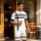 👕 50% DE RÉDUCTION ☀️ Ensemble athlétique 2 pièces – Tissu respirant & taille élastique – Imprimé 3D, parfait pour le gym, la course ou le quotidien 💪✨🩳