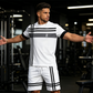 👕 50% DE RÉDUCTION ☀️ Ensemble athlétique 2 pièces – Tissu respirant & taille élastique – Imprimé 3D, parfait pour le gym, la course ou le quotidien 💪✨🩳