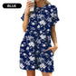 👗 50% DE RÉDUCTION 🌸 Robe décontractée à manches courtes – Imprimés polyvalents & coupe légère – Parfaite pour l’été, le quotidien ou les voyages – look frais et facile à porter ☀️✨🌿