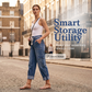👖 50% DE RÉDUCTION 🌿 Pantalon cargo large – Taille cordon, grandes poches & coupe relax – Idéal pour le quotidien, les voyages ou les sorties – bleu, tailles S à 3XL ✨💙👖