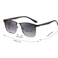 🕶️ 50% DE RÉDUCTION ⏰ Lunettes de soleil rétro – Monture métallique carrée & protection UV400 – Look vintage, légères & élégantes – parfaites pour un style chic au quotidien ✨☀️🛒