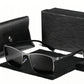 🕶️ 50% DE RÉDUCTION ⏰ Lunettes de soleil rétro – Monture métallique carrée & protection UV400 – Look vintage, légères & élégantes – parfaites pour un style chic au quotidien ✨☀️🛒