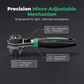 🔧 50% DE RÉDUCTION ⏰ Clé à cliquet réglable 60 dents – Précision & robustesse – Idéale pour la mécanique, le bricolage ou les réparations – ergonomique et durable 🛠️💪✨