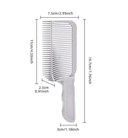 💇 50% DE RÉDUCTION! ✂️ Peigne incurvé à dégradé – + peigne blanc offert ✨