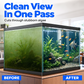 🧲 50% DE RÉDUCTION! 🐠 Nettoyeur d'aquarium magnétique double face – Nettoie intérieur & extérieur sans effort – Mains au sec, efficace & rapide 💧
