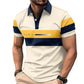 👕 50% DE RÉDUCTION! 🎨 Chemise Manches Courtes Color Block Casual Homme – Design moderne, tissu léger & coupe confortable – Parfaite pour le quotidien & les sorties estivales ☀️