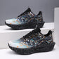 📢 50% DE RÉDUCTION! 👟 Baskets Casual Imprimé Éclaboussures Phosphorescentes – Design lumineux, confortable & tendance – Parfaites pour un look unique de jour comme de nuit ✨