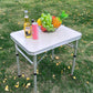 🪑 50% DE RÉDUCTION! 🌿 Table pliante portable multi-usages – Légère, robuste & montage rapide – Idéale pour intérieur, camping & terrasse 🏕️