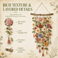 🌸 50% DE RÉDUCTION! 🧶 Décoration murale florale au crochet – Artisanal, léger & bohème – Parfait pour une touche naturelle et douce dans votre intérieur 🌿