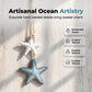 ⚓ 50% DE RÉDUCTION! 🪵 Ornement Suspendu Marin en Bois Rustique – Design nautique, bois naturel & finition artisanale – Parfait pour déco maison, bureau ou cadeau 🌊