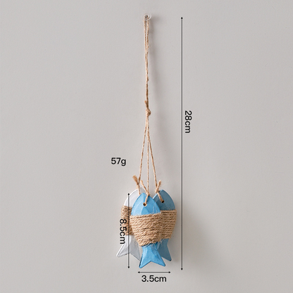 ⚓ 50% DE RÉDUCTION! 🪵 Ornement Suspendu Marin en Bois Rustique – Design nautique, bois naturel & finition artisanale – Parfait pour déco maison, bureau ou cadeau 🌊