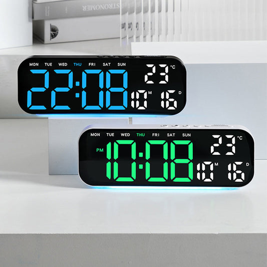 ⏰ 60% DE RÉDUCTION! 🌡️ Réveil Numérique LED – Date, température & jour de la semaine – Écran lumineux, compact & facile à utiliser – Idéal pour chambre & bureau 🛏️