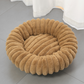 🛏️ 50% DE RÉDUCTION! 🐾 Panier rond apaisant ultra-doux – Bordure surélevée, nid douillet & confortable – Idéal pour des siestes sereines de votre compagnon ☁️