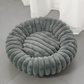 🛏️ 50% DE RÉDUCTION! 🐾 Panier rond apaisant ultra-doux – Bordure surélevée, nid douillet & confortable – Idéal pour des siestes sereines de votre compagnon ☁️